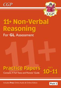 GL 11+ Non-Verbal Reasoning Practice Papers Pack 2 (Ages 10-11)