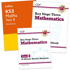 Year 8 Maths Workbook Pack (Ages 12-13)