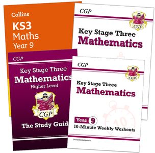 Year 9 Maths Study & Workbook Pack (Ages 13-14)