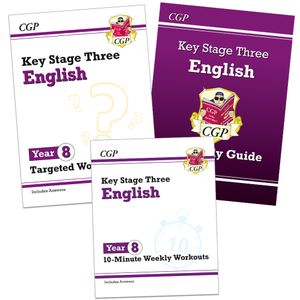 Year 8 English Study & Workbook Pack (Ages 12-13)
